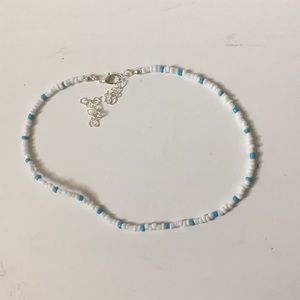White Beaded VSCO necklace